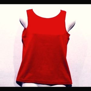 Red Paint Ladies Top Size M